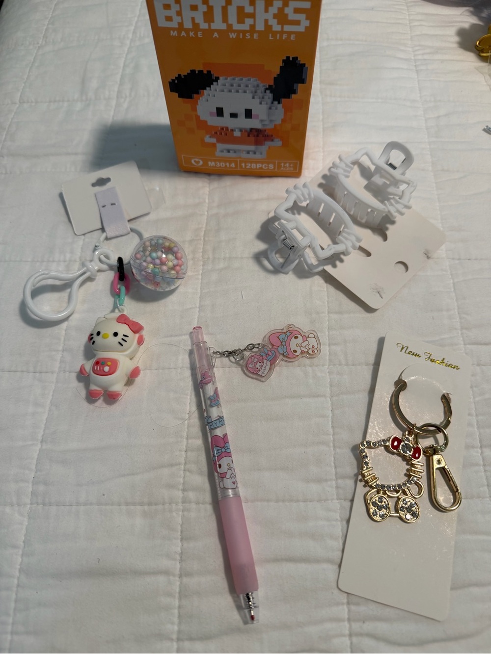 Kawaii Hello Kitty & My Melody Accessory Gift Bundle